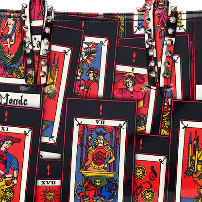 Christian Louboutin Patent Calfskin Small Tarot Cabata Tote Multicolor 9 of 12