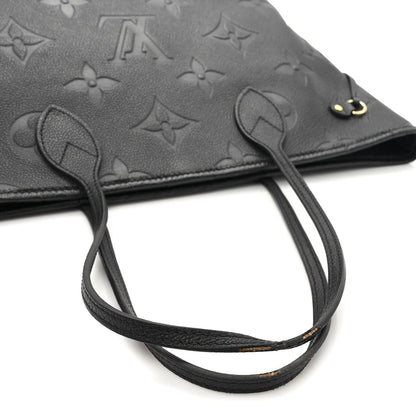 Louis Vuitton Empreinte Monogram Giant Neverfull MM Black 10 of 12