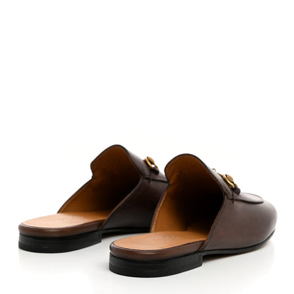 Gucci Calfskin Womens Princetown Slippers 35 Brown 4 of 10