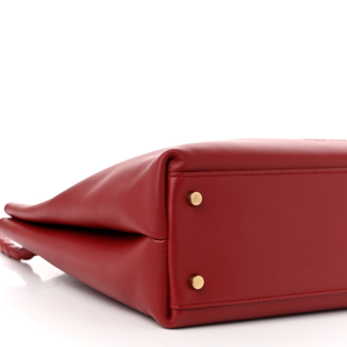 Silky Calfskin Medium Andiamo Shoulder Bag Rosewood Space