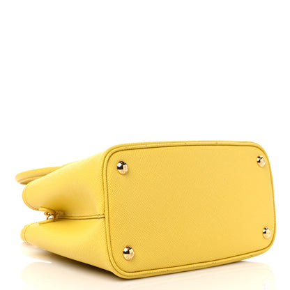 Prada Saffiano Cuir Mini Double Bag Sole 4 of 17