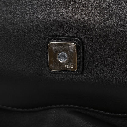 Fendi Calfskin Waves Heart Baguette Black 13 of 16