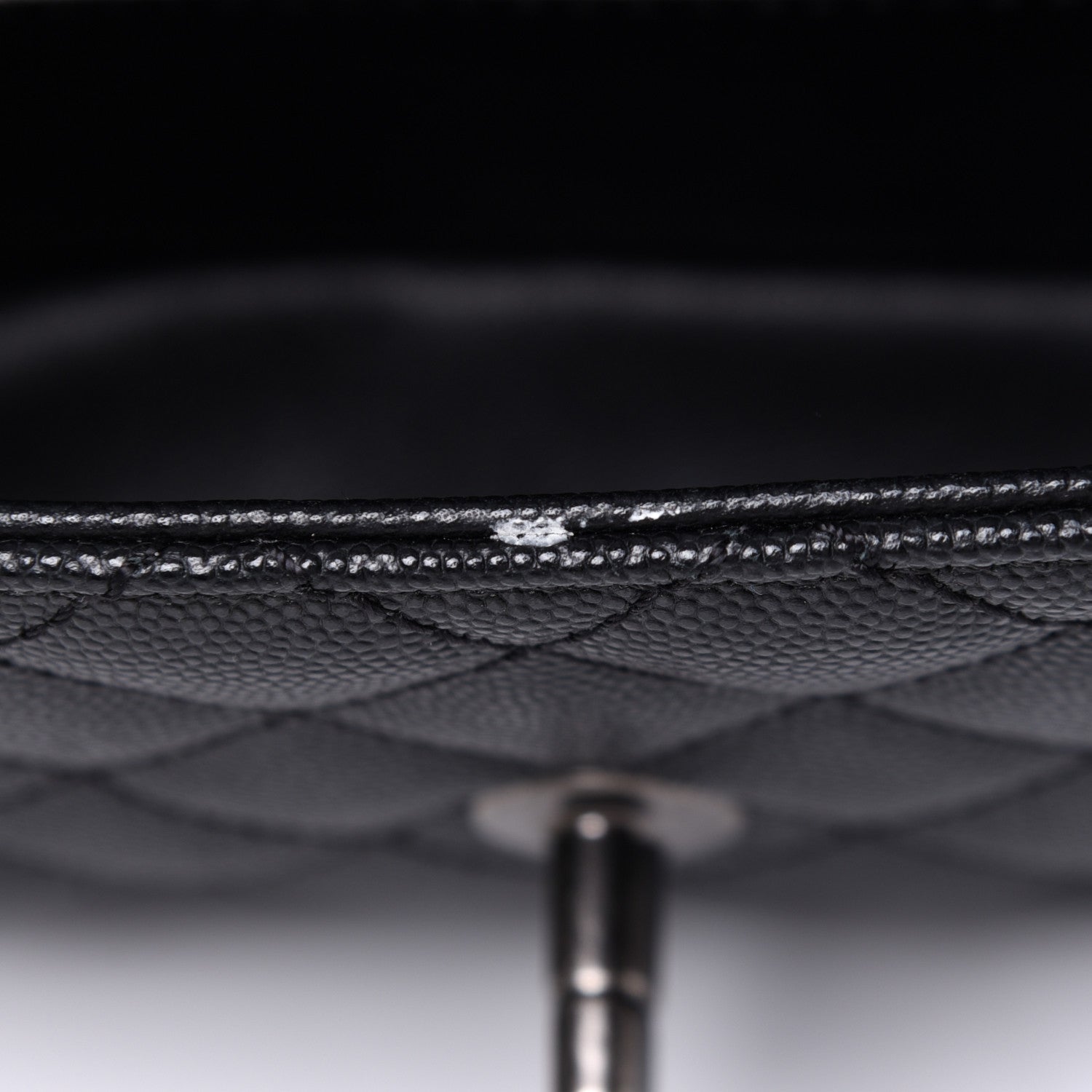 Chanel Caviar Lizard Embossed Quilted Mini Coco Handle Flap Black 6 of 7