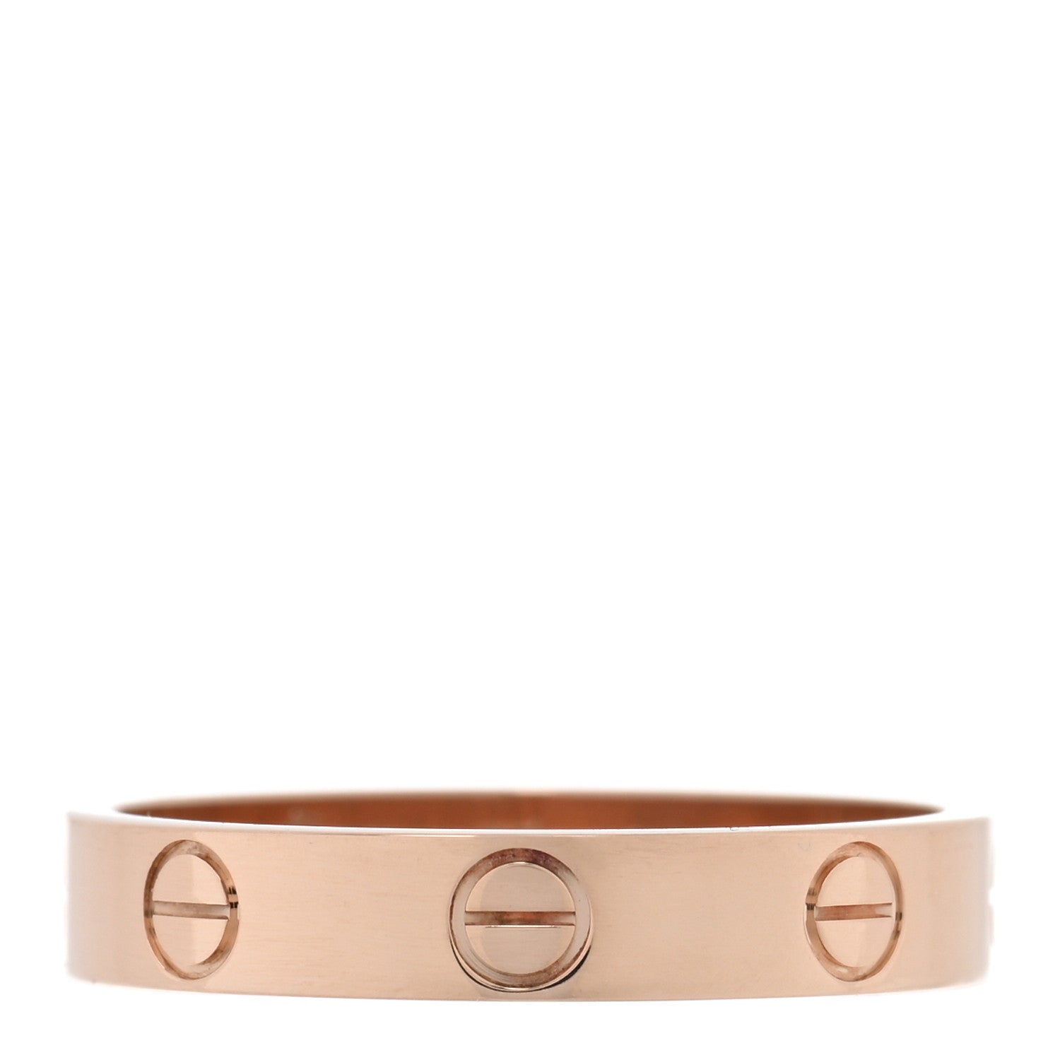 Cartier 18K Pink Gold 3.5mm LOVE Wedding Band Ring 55 7.25 1 of 5