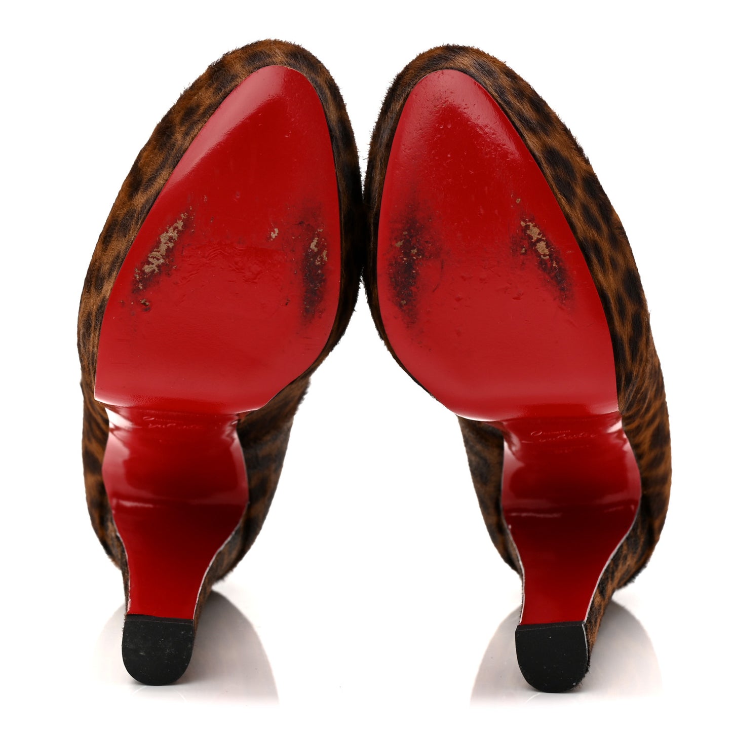 Calf Hair Leopard Print Mini Chad Bibi 140 Pumps 38