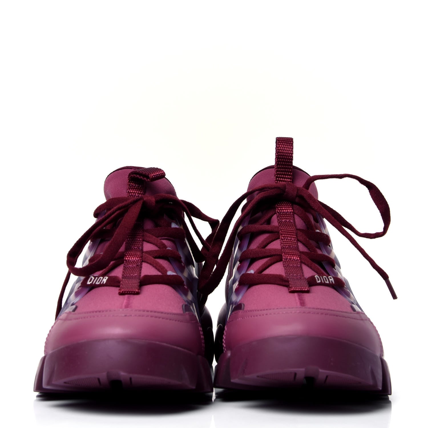 Christian Dior Neoprene Rubber Womens D-Connect Sneakers 38.5 Mallow Rose 2 of 6