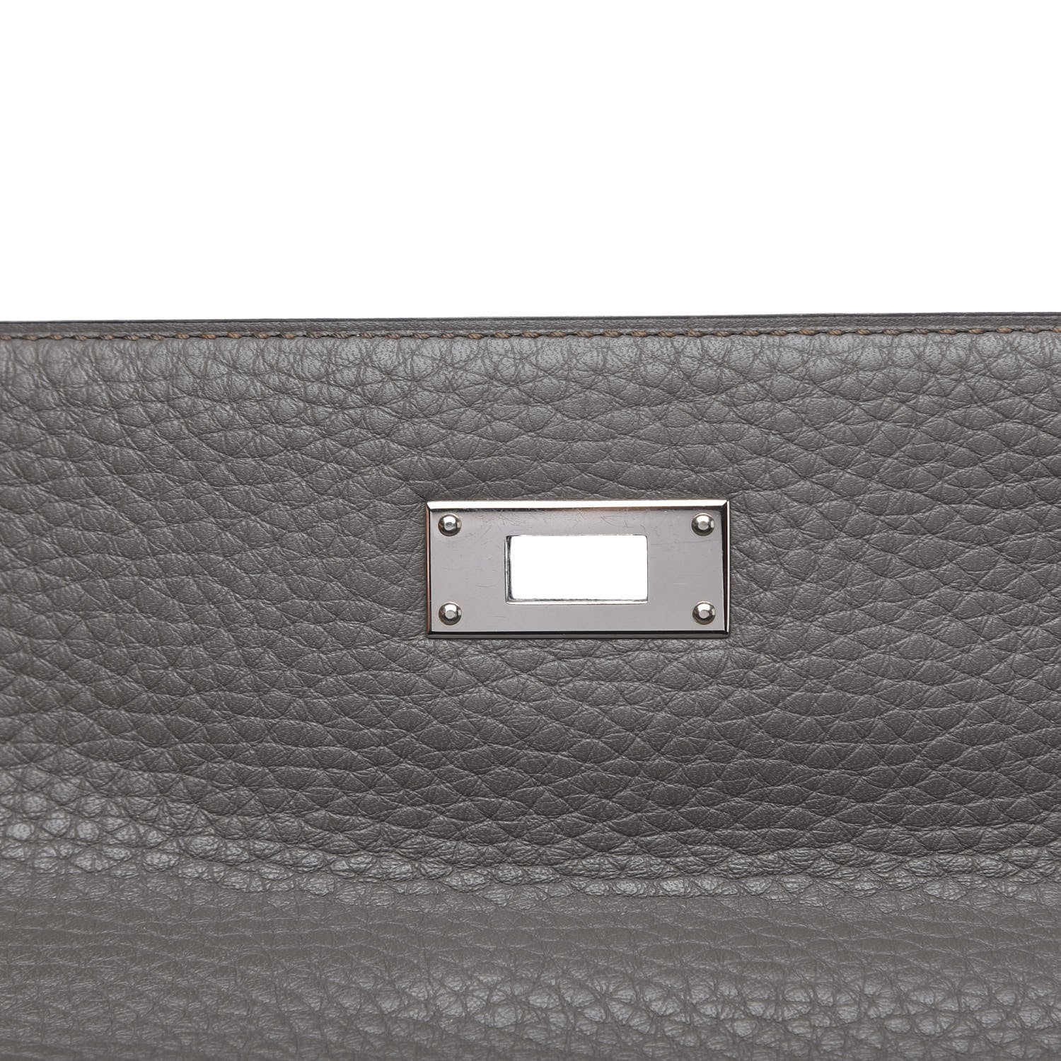 Hermes Taurillon Clemence Kelly Retourne 35 Etain 15 of 30