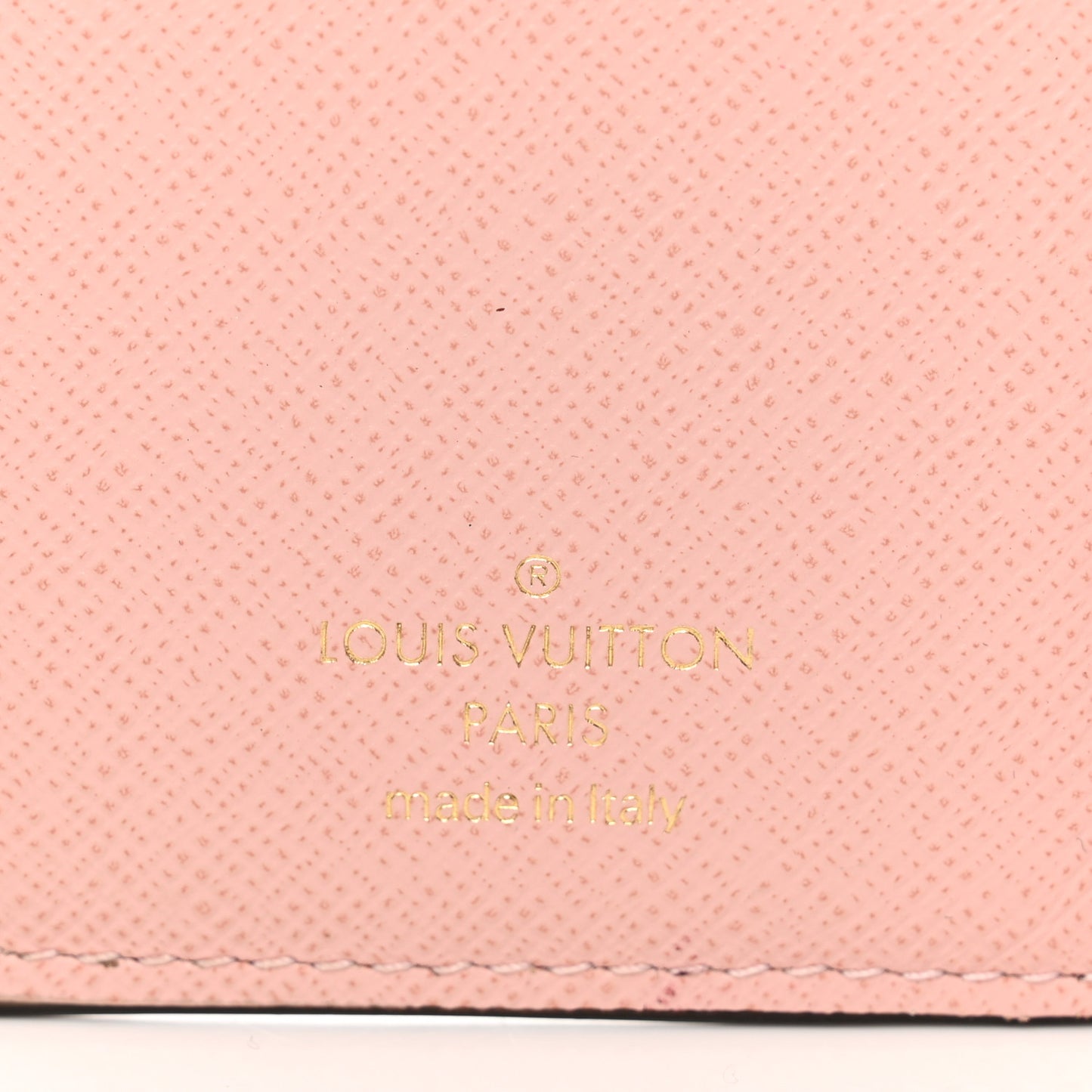 Damier Ebene Victorine Wallet Rose Ballerine
