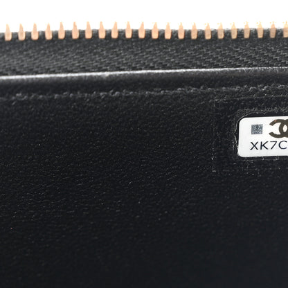 Chanel Lambskin Quilted Enamel Coco Casino Small Vanity Case With Chain Black 7 of 10