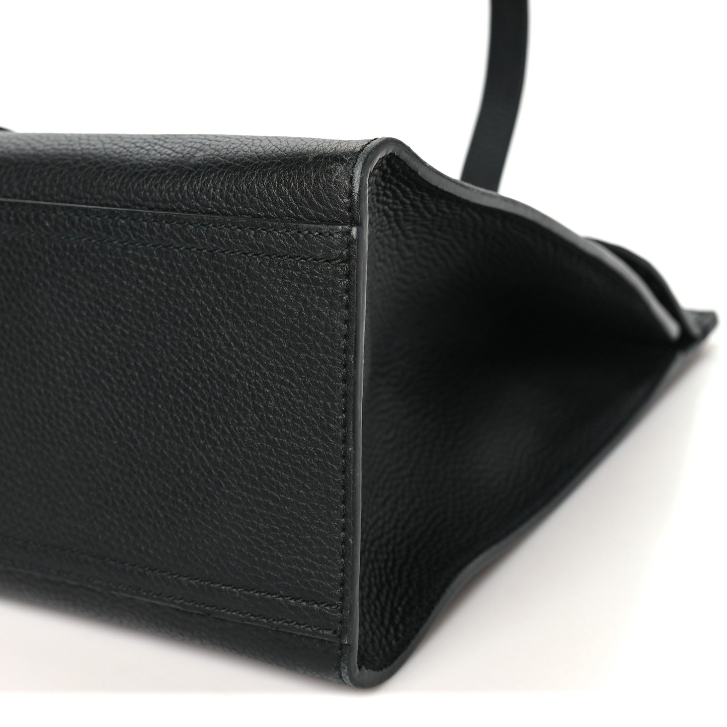 Calfskin Medium GG Marmont Top Handle Bag Black