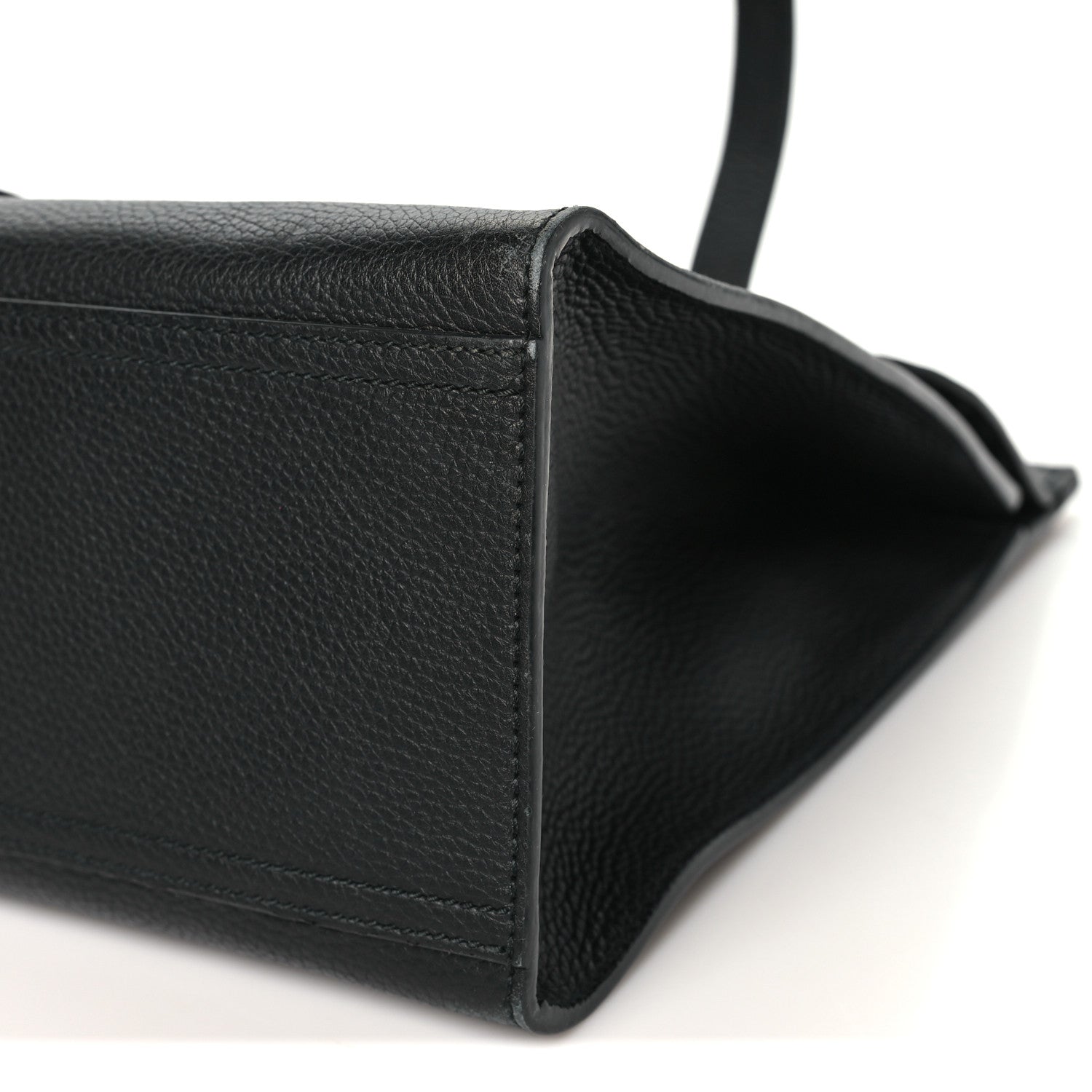 Gucci Calfskin Medium GG Marmont Top Handle Bag Black 10 of 11