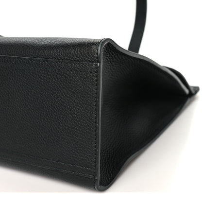 Gucci Calfskin Medium GG Marmont Top Handle Bag Black 10 of 11