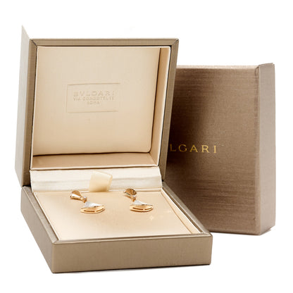 Bulgari 18K Rose Gold Diamond Mother of Pearl Divas' Dream Earrings 5 of 5