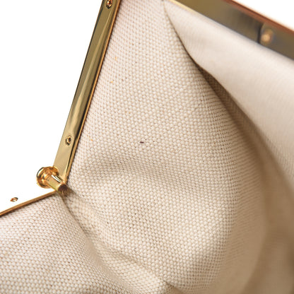 Mansur Gavriel Vegetable Tanned Calfskin Elegant Top Handle Bag Black 14 of 16