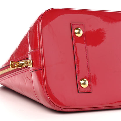 Louis Vuitton Vernis Alma MM Pomme D'Amour 9 of 13