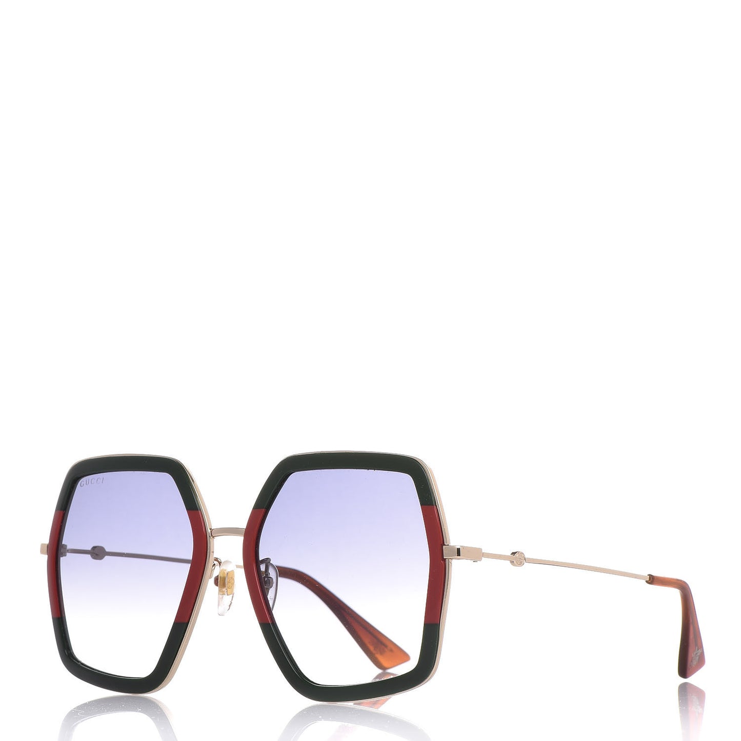 Square Frame Web GG0106S Sunglasses Tortoise