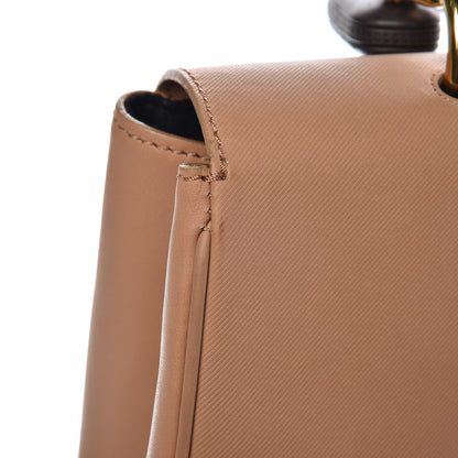Burberry Trench Calfskin Large DK88 Top Handle Bag Pale Clementine 17 of 19