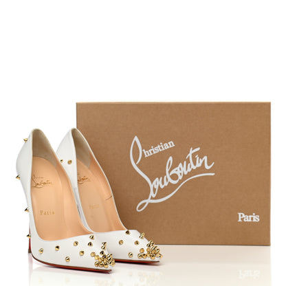 Christian Louboutin Kid Degraspike 120 Pumps 38 White 12 of 12