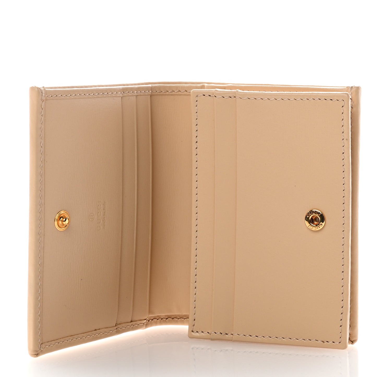 Boarded Plutone Calfskin Horsebit 1955 Card Case Wallet Bubble Tea