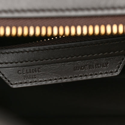 Celine Bullhide Micro Tri-Color Luggage Khaki 6 of 9