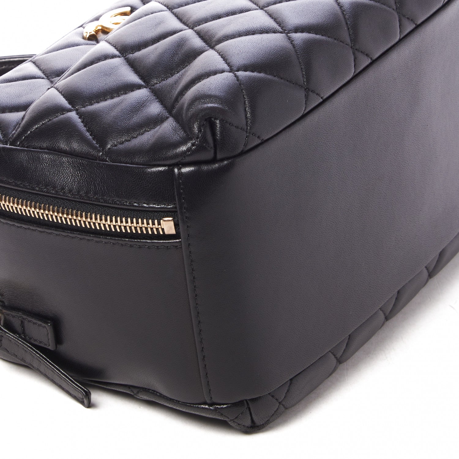 Chanel Lambskin Quilted Medium Trendy CC Bowling Bag Black 6 of 10