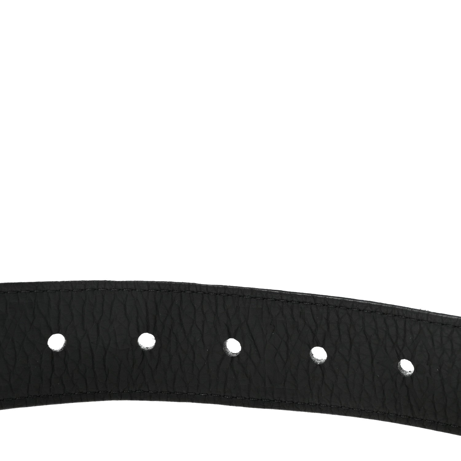 Louis Vuitton Taurillon Monogram Signature 35 MM Chain Belt 100 40  Black 3 of 5
