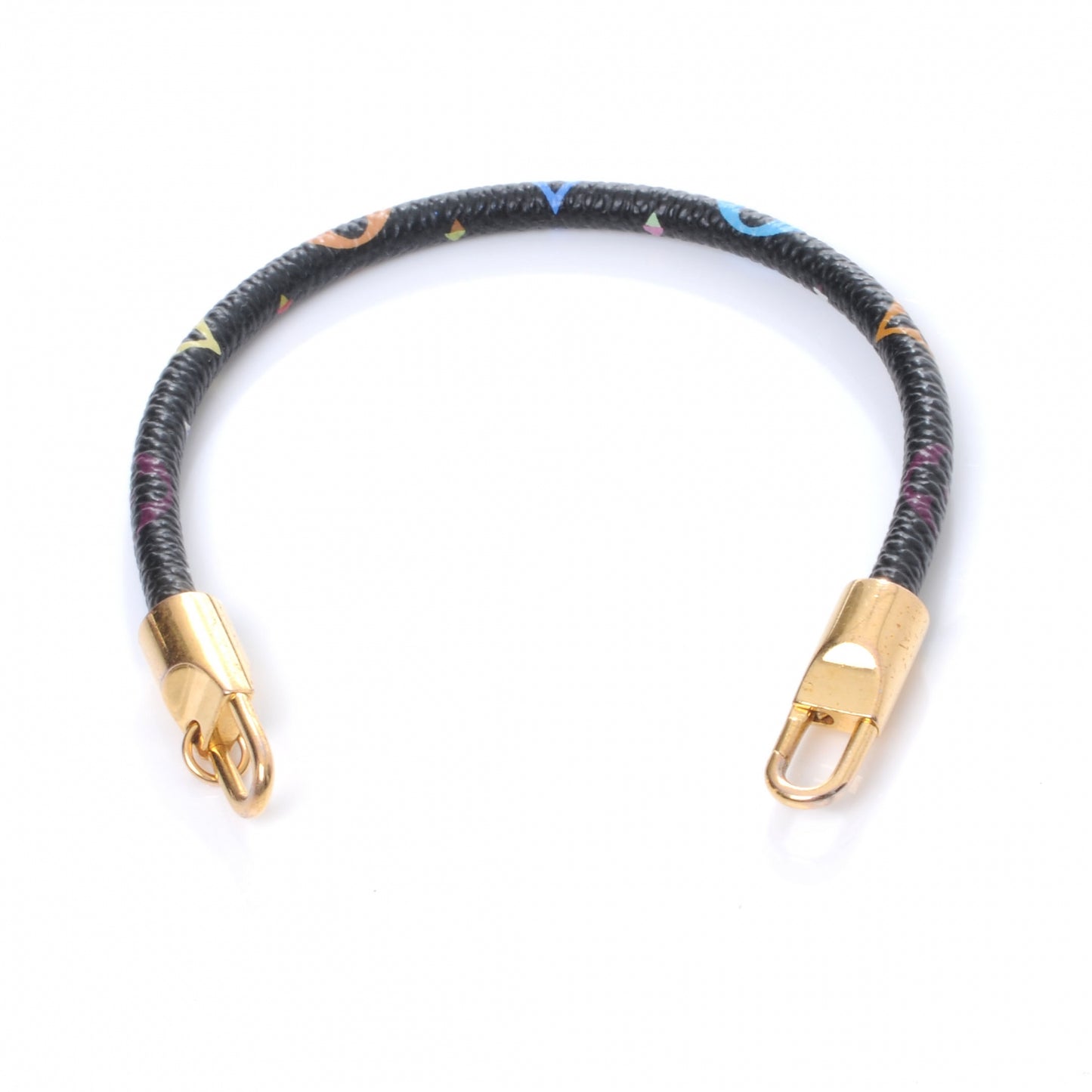 Monogram Multicolor Luck It Bracelet 19 Black