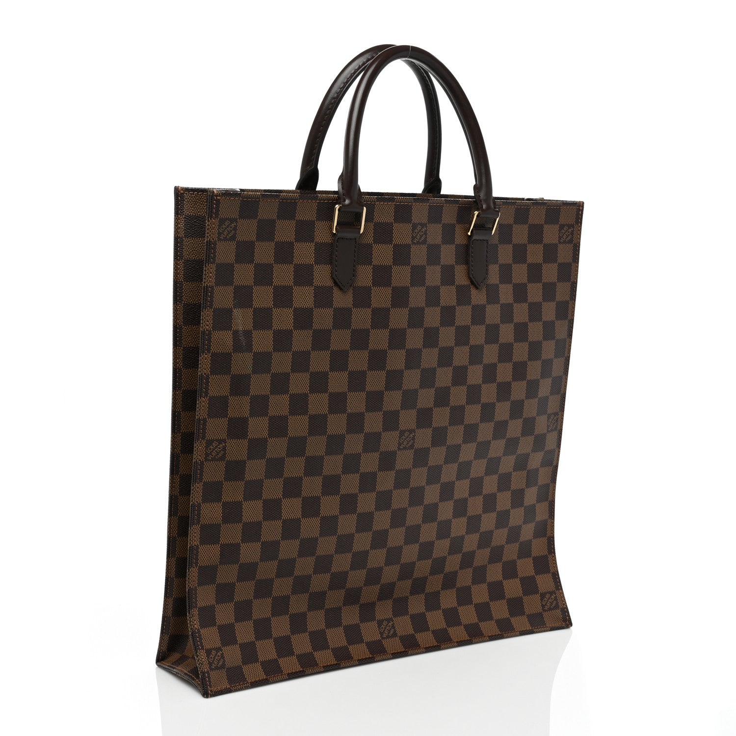 Louis Vuitton Damier Ebene Sac Plat 4 of 12