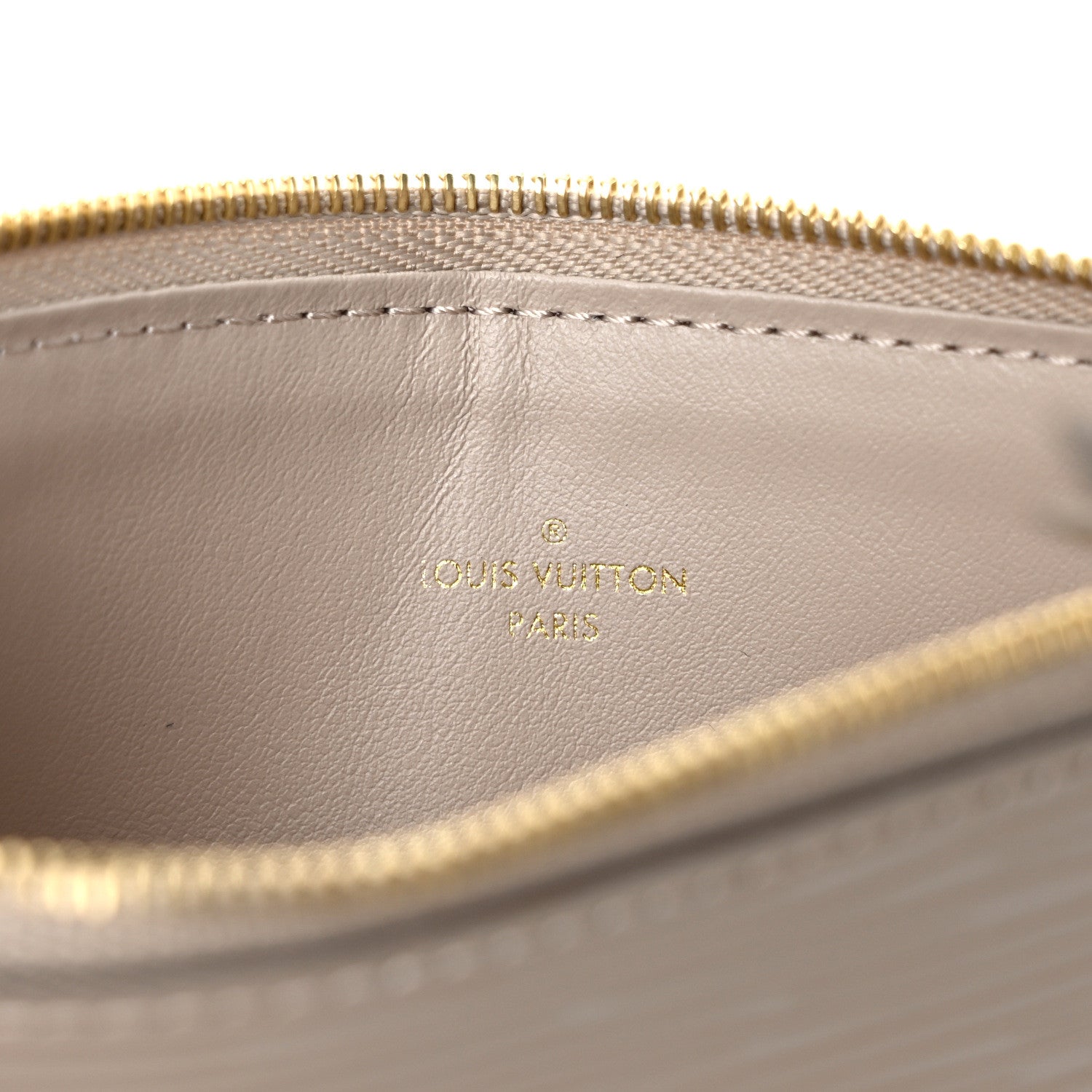 Louis Vuitton Epi Felicie Chain Wallet Zippered Insert Galet 6 of 6