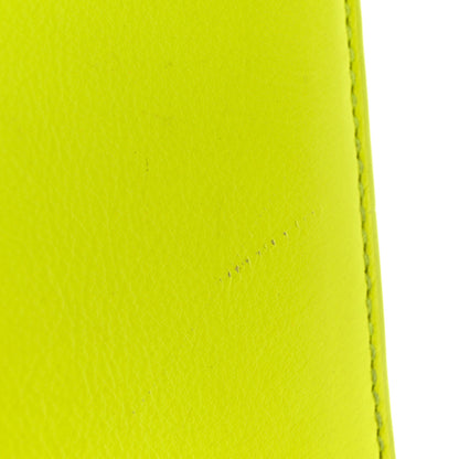 Saint Laurent Calfskin Nano Sac De Jour Neon Yellow 13 of 22