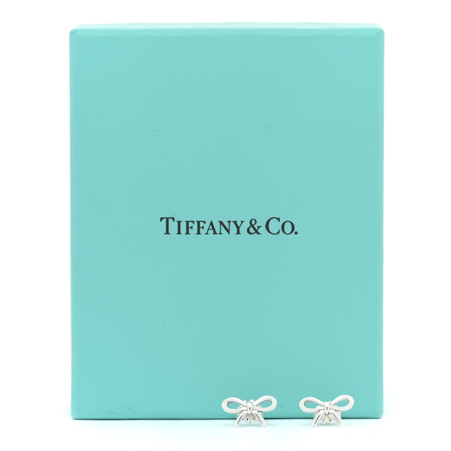 Tiffany Sterling Silver Bow Earrings 6 of 6