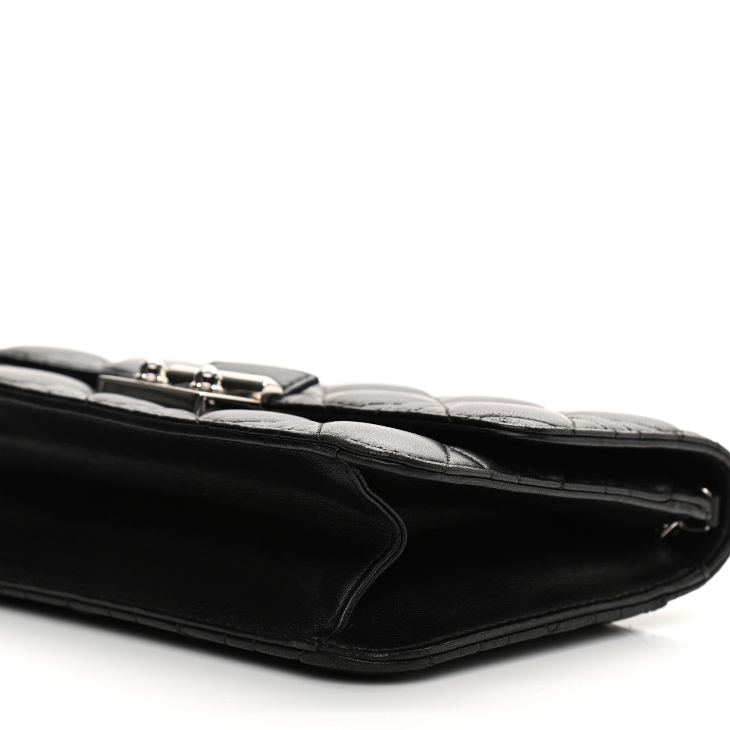 Christian Dior Lambskin Cannage Miss Dior Promenade Pouch Black 13 of 13