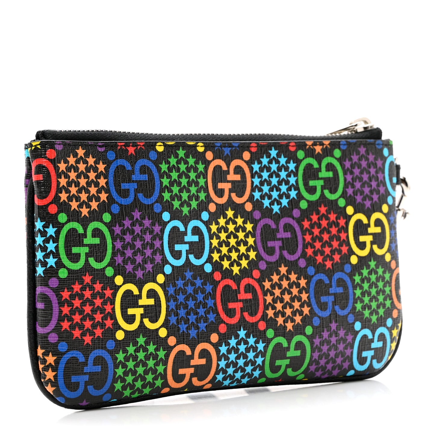 GG Supreme Monogram Psychedelic iPhone Pouch Black