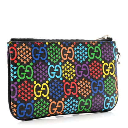 Gucci GG Supreme Monogram Psychedelic iPhone Pouch Black 3 of 6