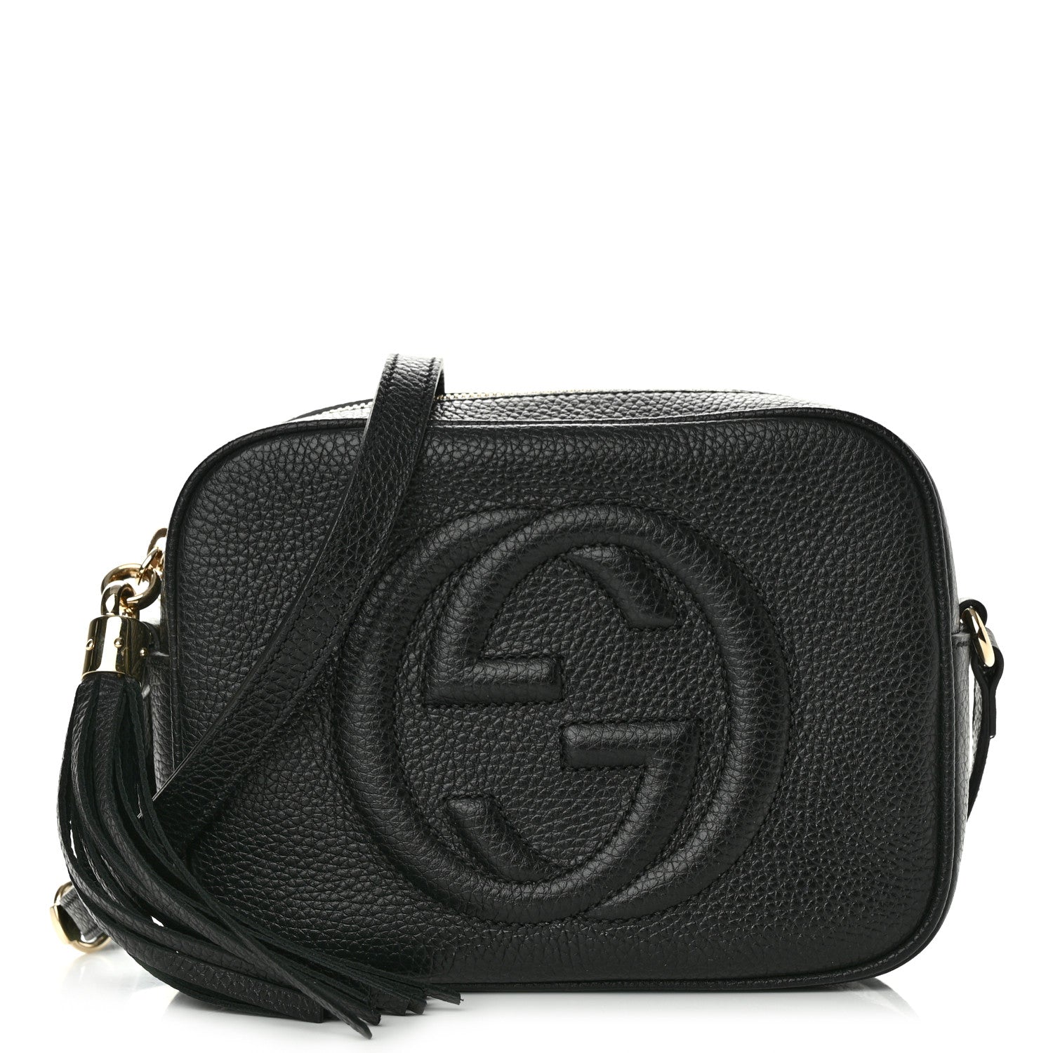 Gucci Pebbled Calfskin Small Soho Disco Bag Black 1 of 13