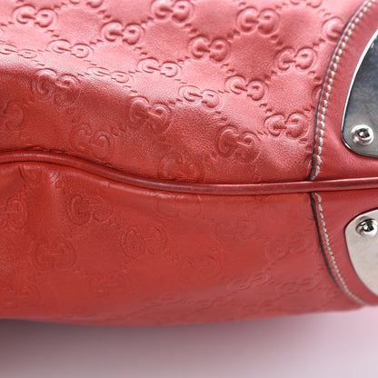 Gucci Guccissima Large Indy Top Handle Hobo Red 11 of 12