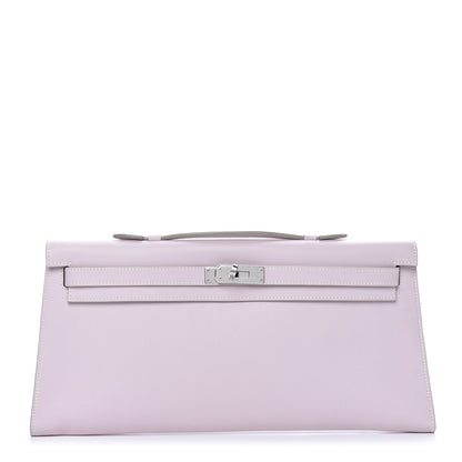 Hermes Swift Kelly Longue Clutch Pochette Rose Dragee 1 of 7