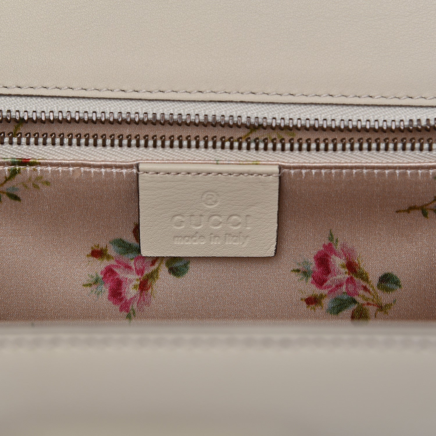 Gucci Calfskin Plexiglass Medium Classic 2 Top Handle Bag White 6 of 12