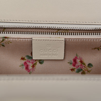 Gucci Calfskin Plexiglass Medium Classic 2 Top Handle Bag White 6 of 12