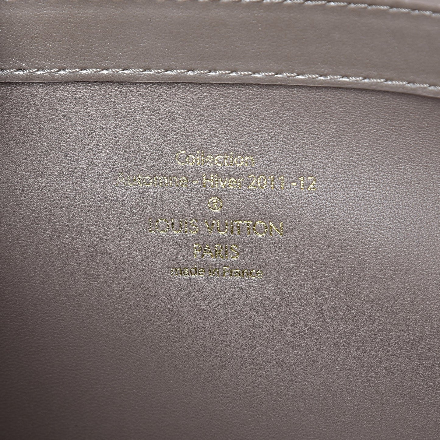 Patent Lambskin Fascination Lockit Gris