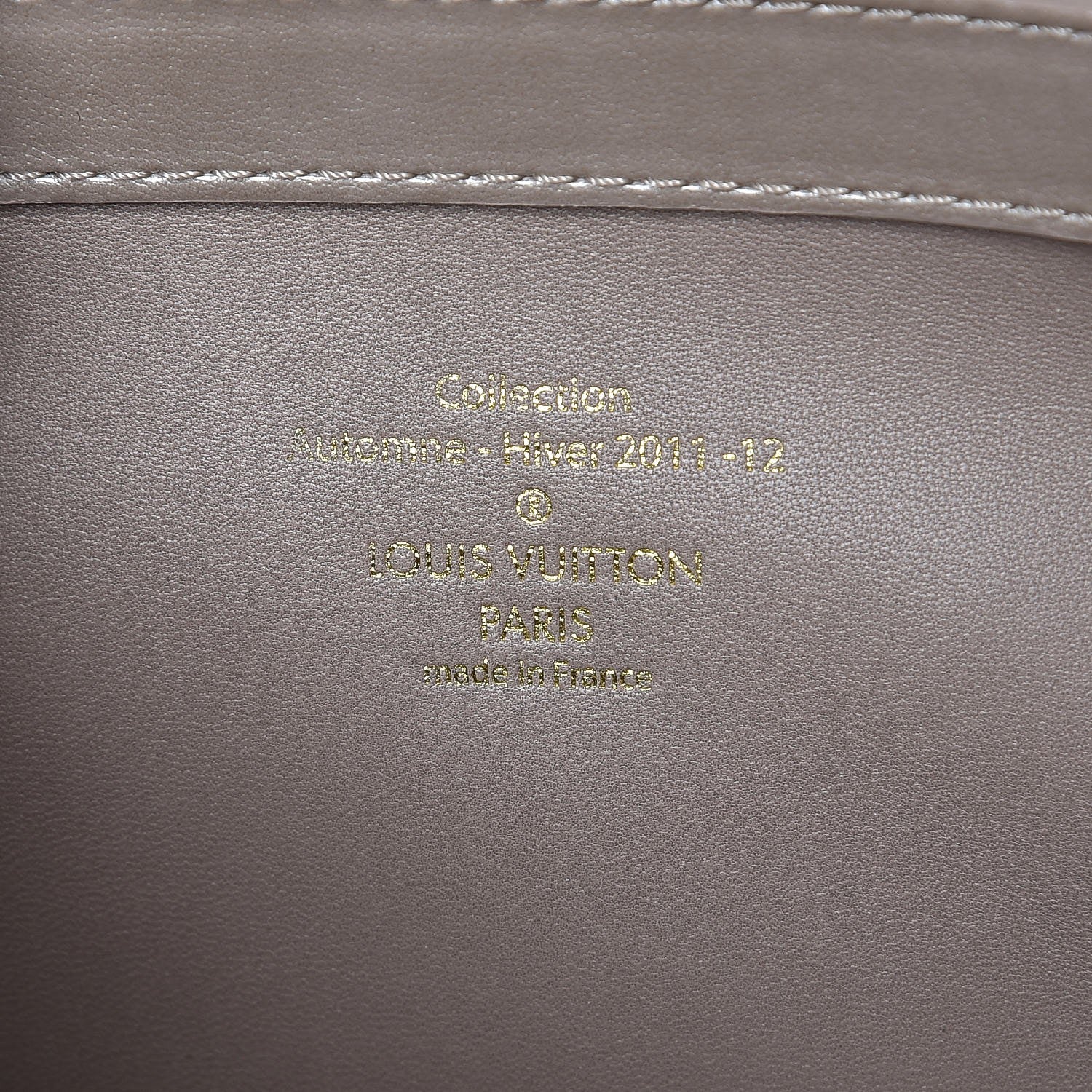 Louis Vuitton Patent Lambskin Fascination Lockit Gris 8 of 8
