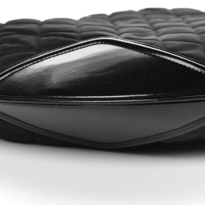 Burberry Nylon Calfskin Quilted Hoxton Hobo Black 11 of 13