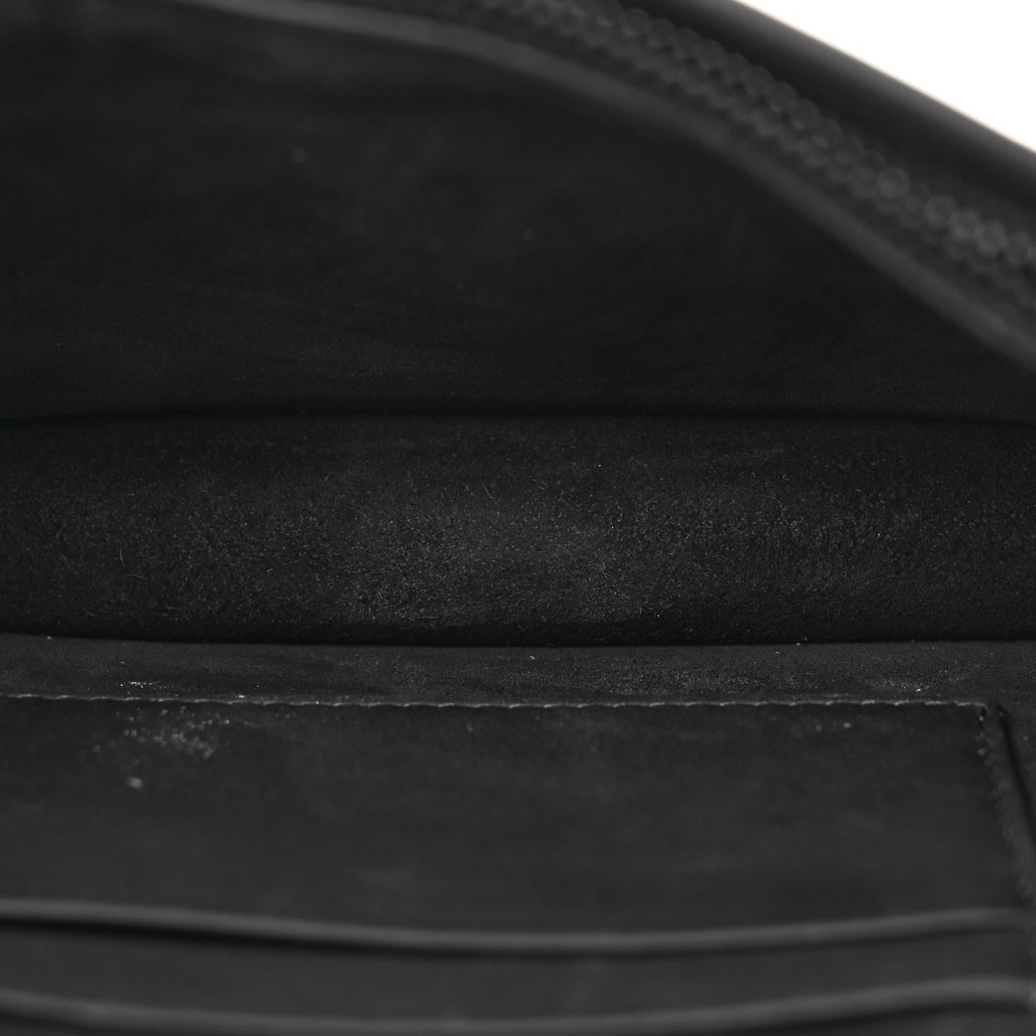 Christian Dior Ultra Matte Calfskin Saddle Belt Clutch Black 5 of 11