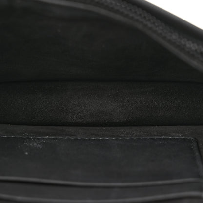 Christian Dior Ultra Matte Calfskin Saddle Belt Clutch Black 5 of 11