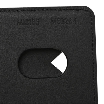 Louis Vuitton Monogram Macassar Magnetic Card Holder Black 7 of 8
