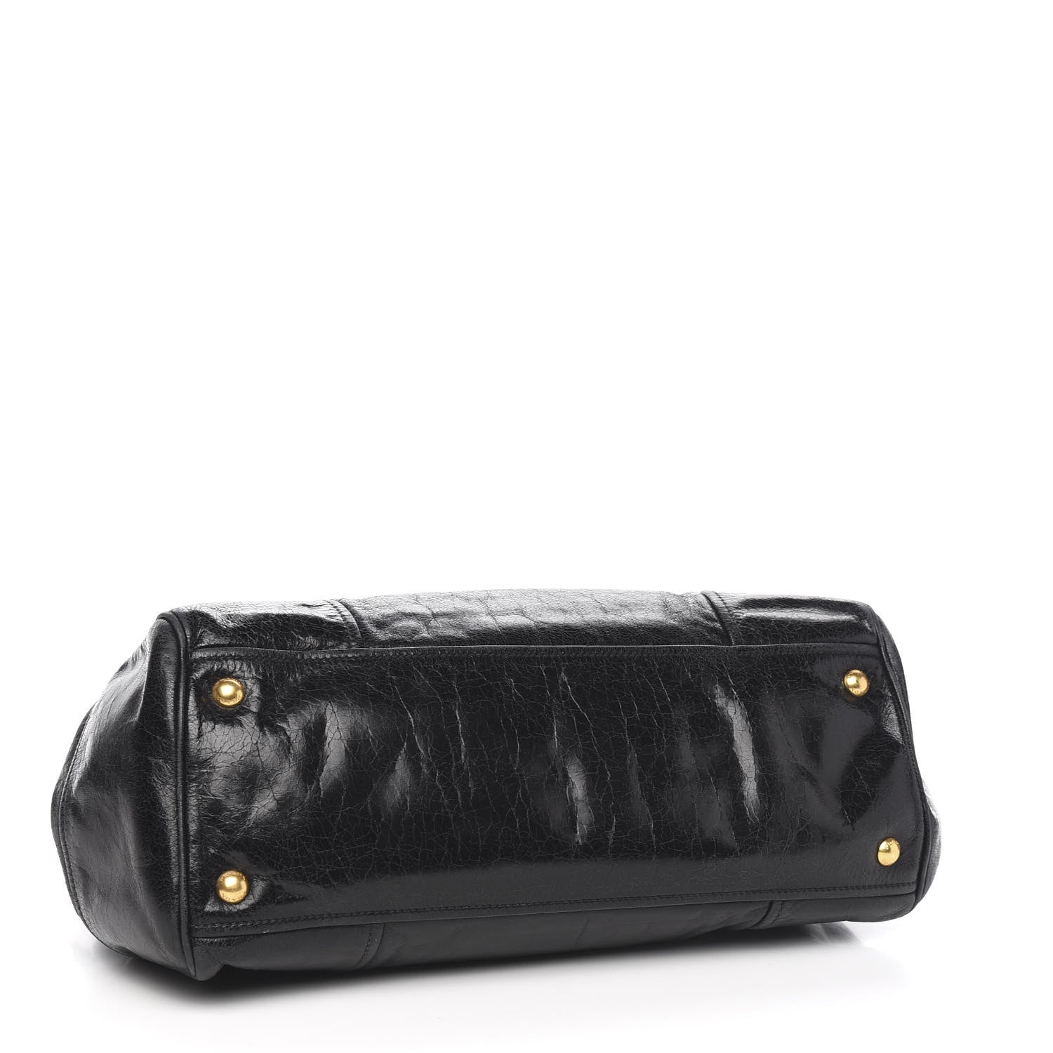 Prada Vitello Shine Bauletto Black 3 of 10