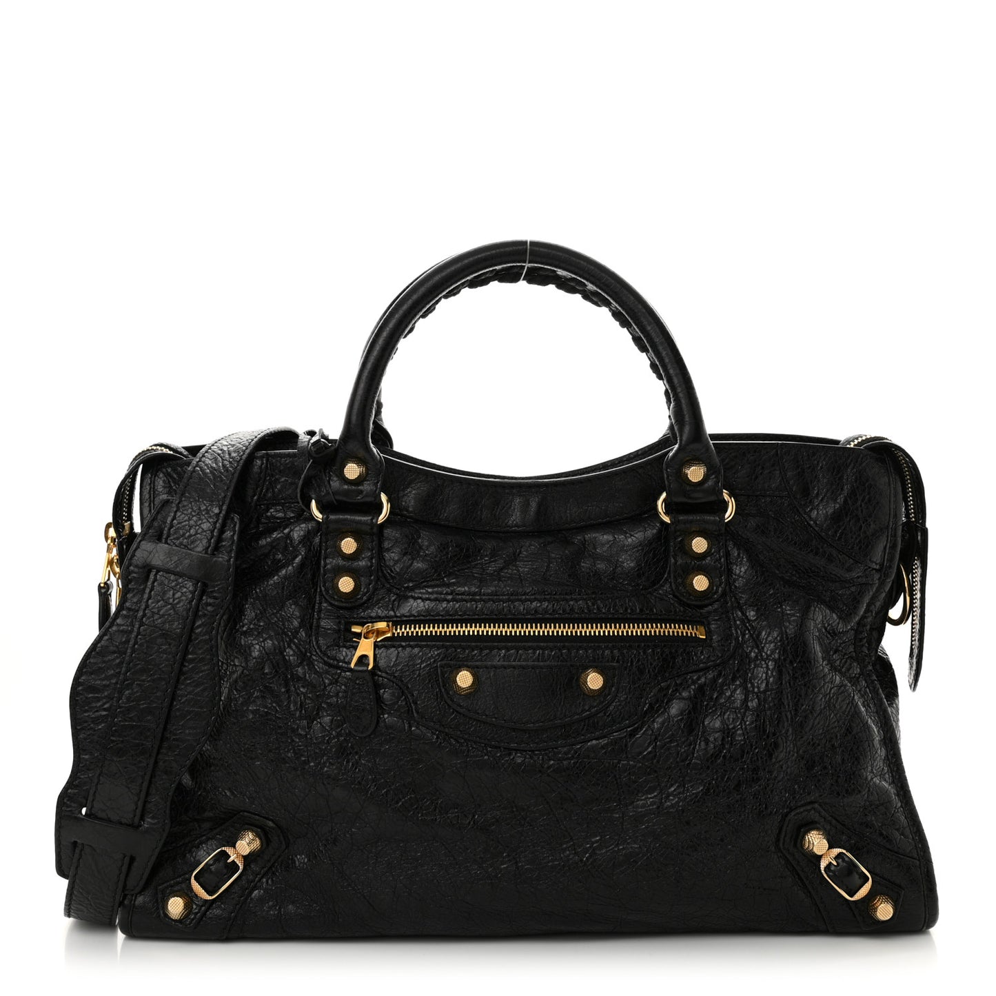 Agneau Giant 12 Gold Hardware City Black