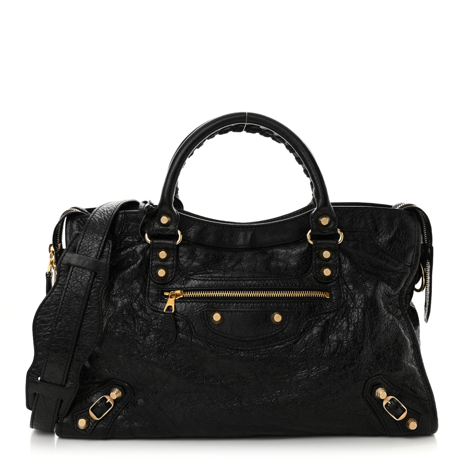 Balenciaga Agneau Giant 12 Gold Hardware City Black 1 of 12