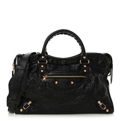 Balenciaga Agneau Giant 12 Gold Hardware City Black 1 of 12