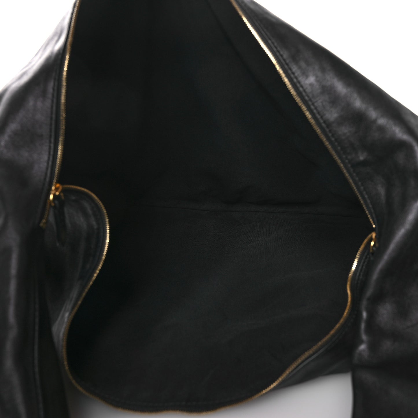 Vintage Calfskin Extra Large Olivia Hobo Black